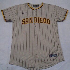 San Diego Padres MLB Manny Machado Nike Youth Baseball Jersey Size Large 14/16